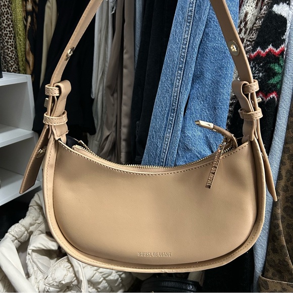 House of Want Beige/Tan Shoulder Bag - Picture 2 of 4